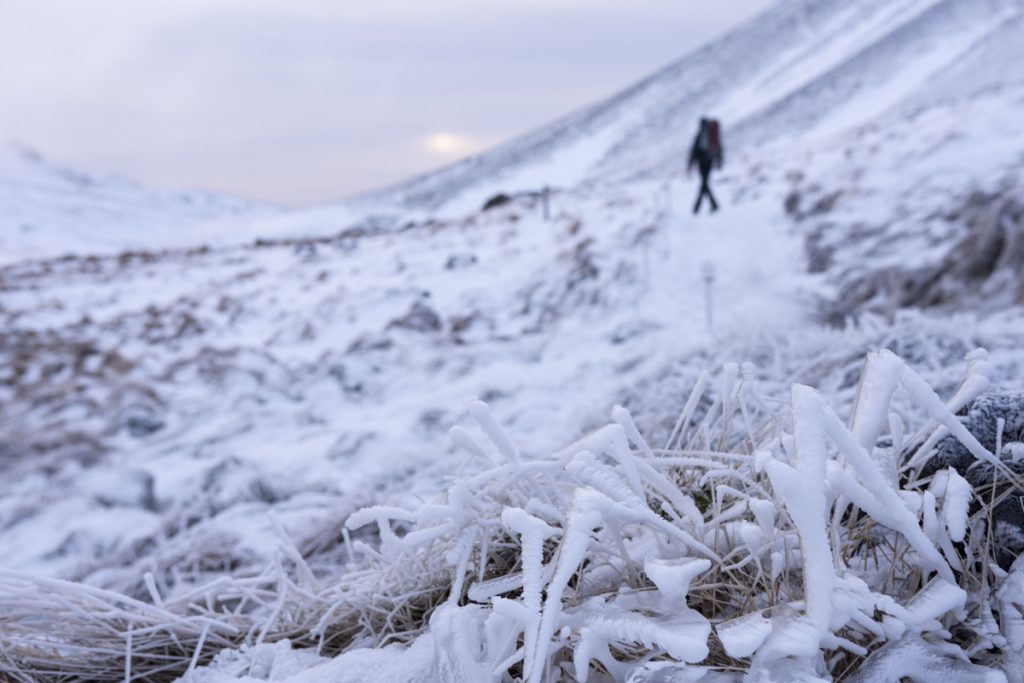 Island v zimě počasí
