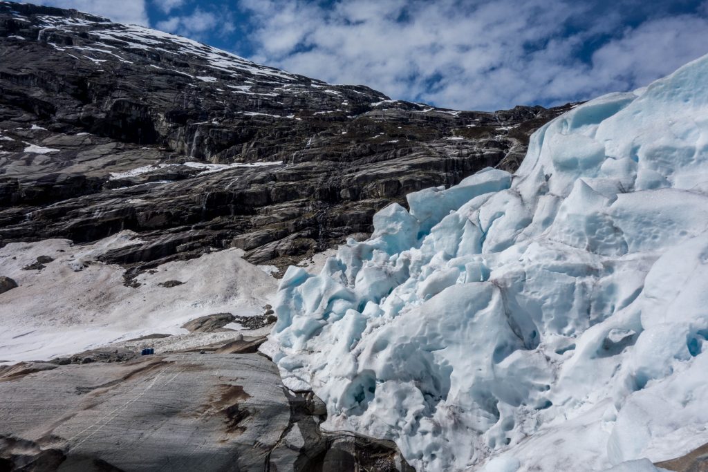Ledovec Nigardsbreen v národním parku Jostedalsbreen