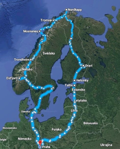 Plánování dovolené do Norska: příklad špatného itineráře