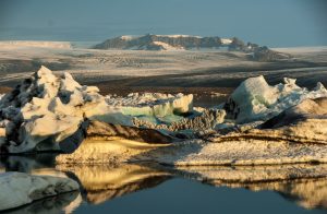 Ledovcová laguna Jokulsarlon na Islandu