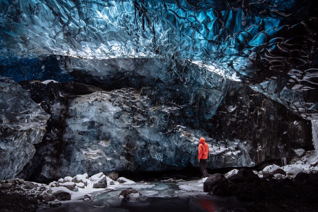 Počasí Island: Ledová jeskyně