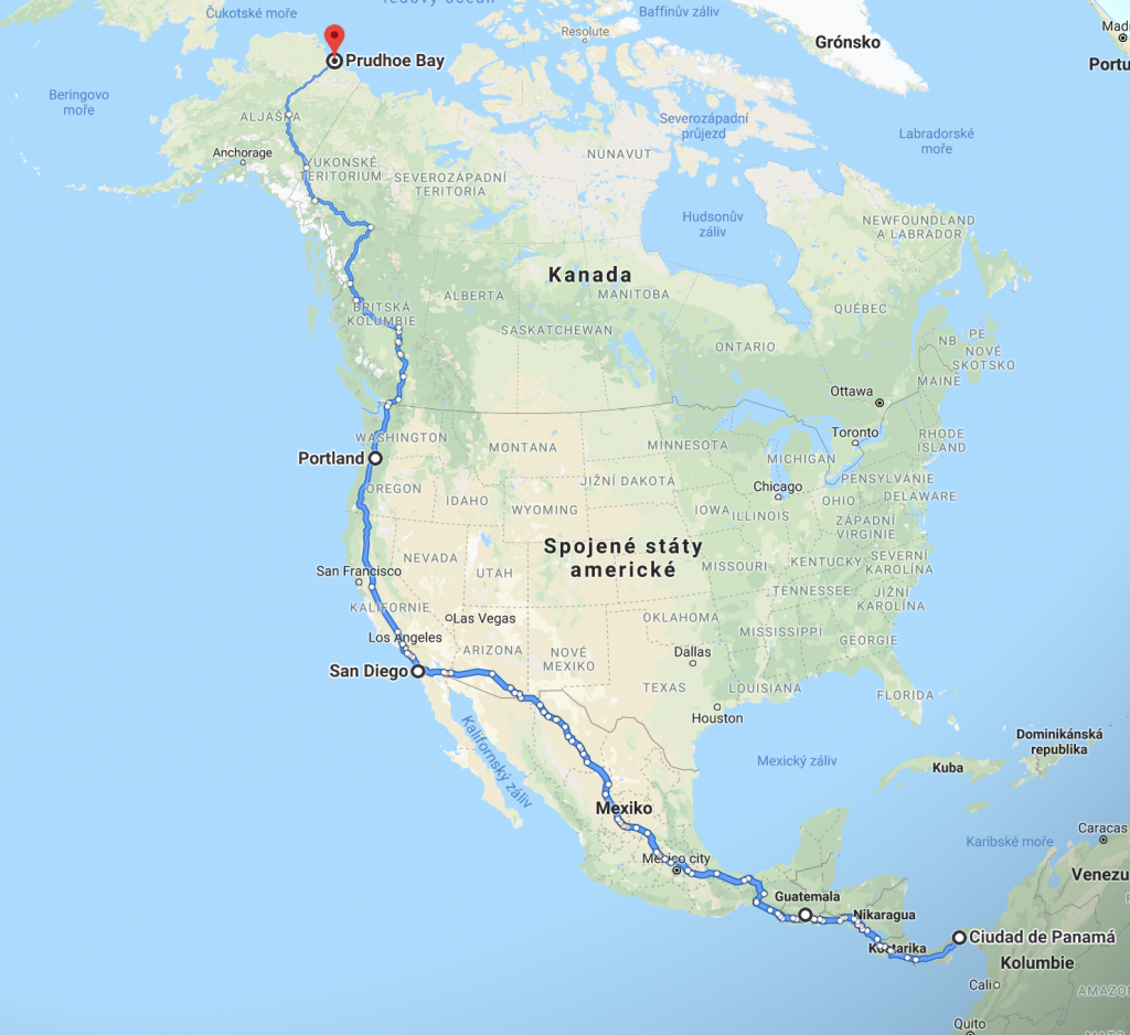 Panamerická dálnice v Severní Americe