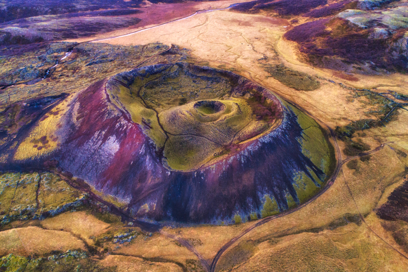 Island vulkány a sopky