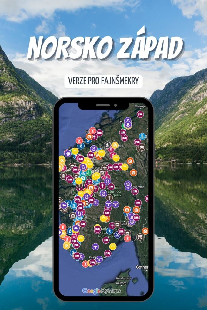 Mapa Norska: Verze pro fajnšmekry